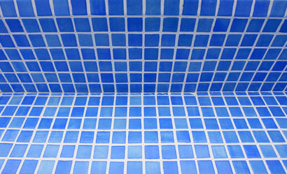 This is a picture of clean tile in a swimming pool in Amarillo, Texas.